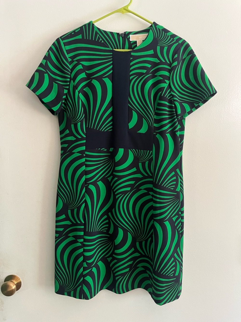 Michael Kors Blue/Green Pattern Dress